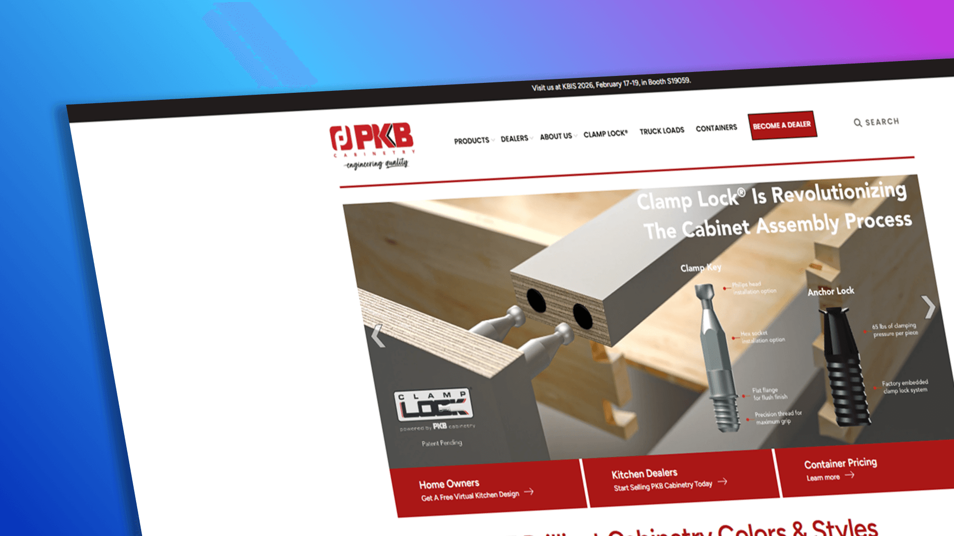 Panda Kitchen and Bath Website